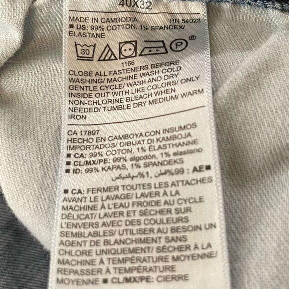 Old Navy Men's Straight Leg Built-in Flex Jeans size 40x32 - Picture 4 of 6